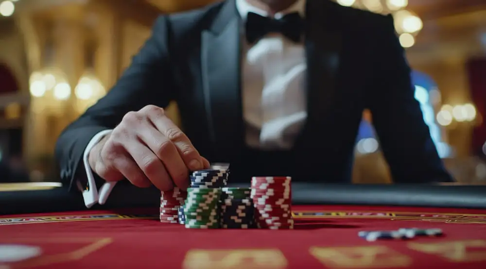 Kinematograficzne wnętrze lounge z miękkim oświetleniem